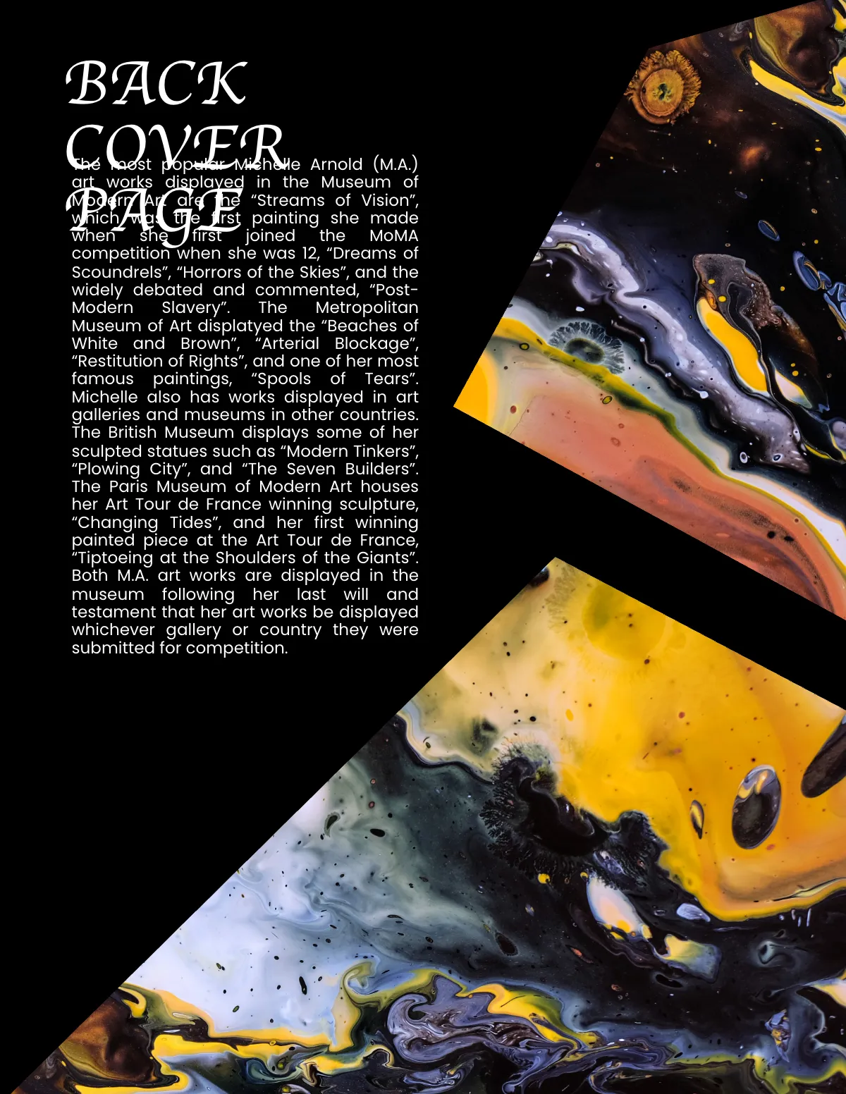 Free Artist Biography Template to Edit Online