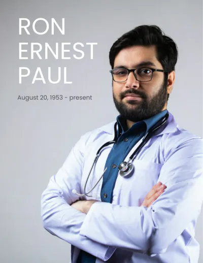 Free Doctor Biography Template to Edit Online