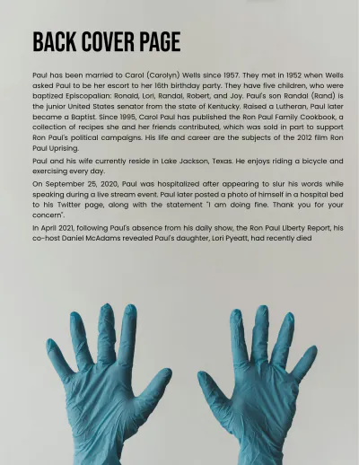 Free Doctor Biography Template to Edit Online