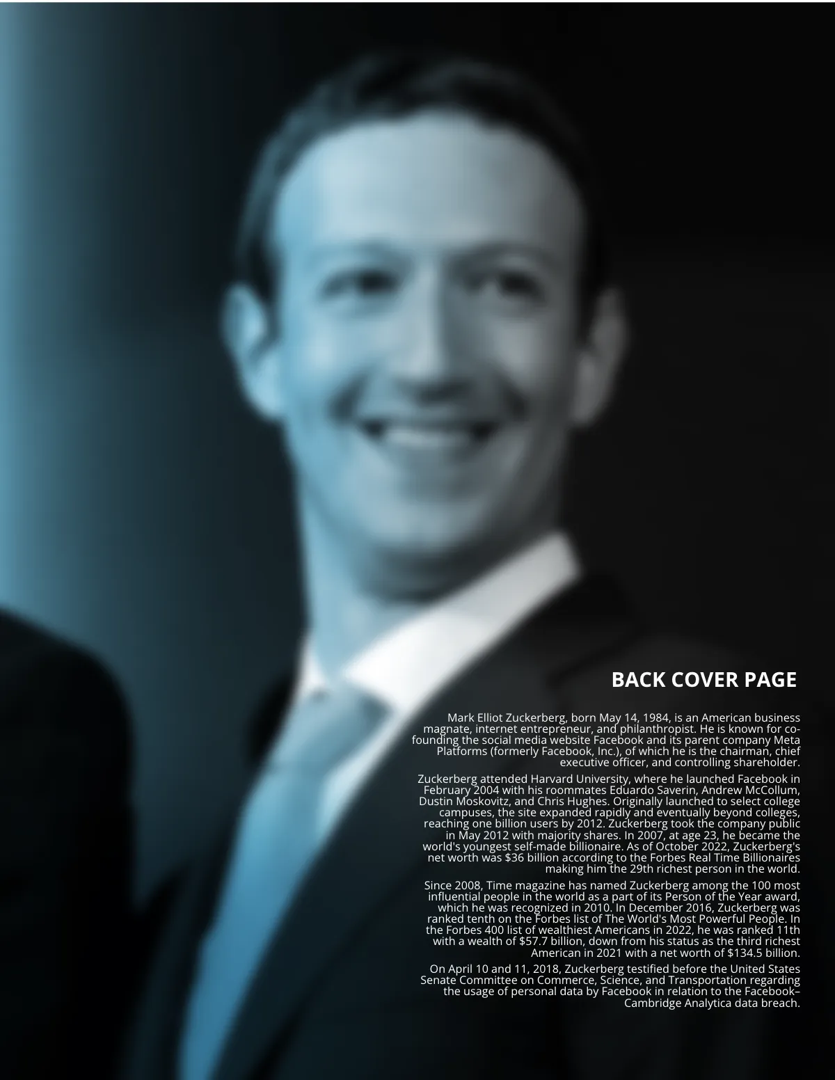 Free Executive Biography Template to Edit Online