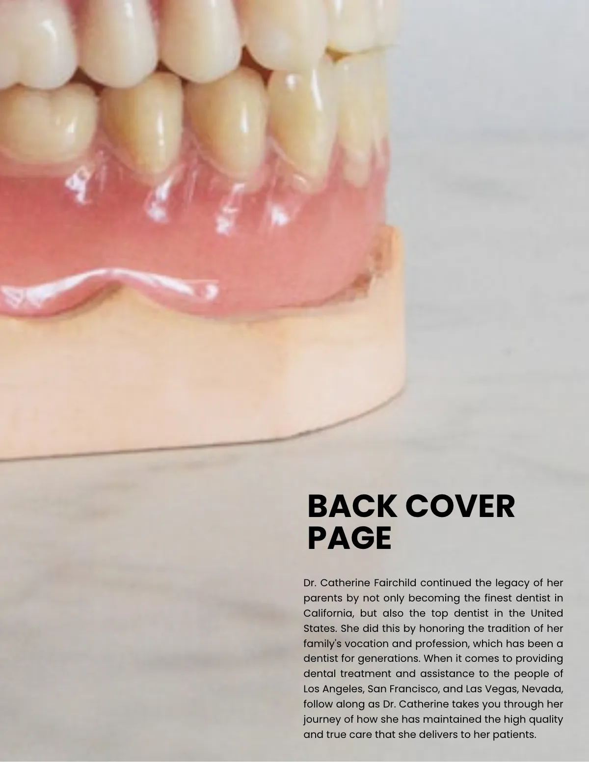 Free Dentist Biography Template to Edit Online