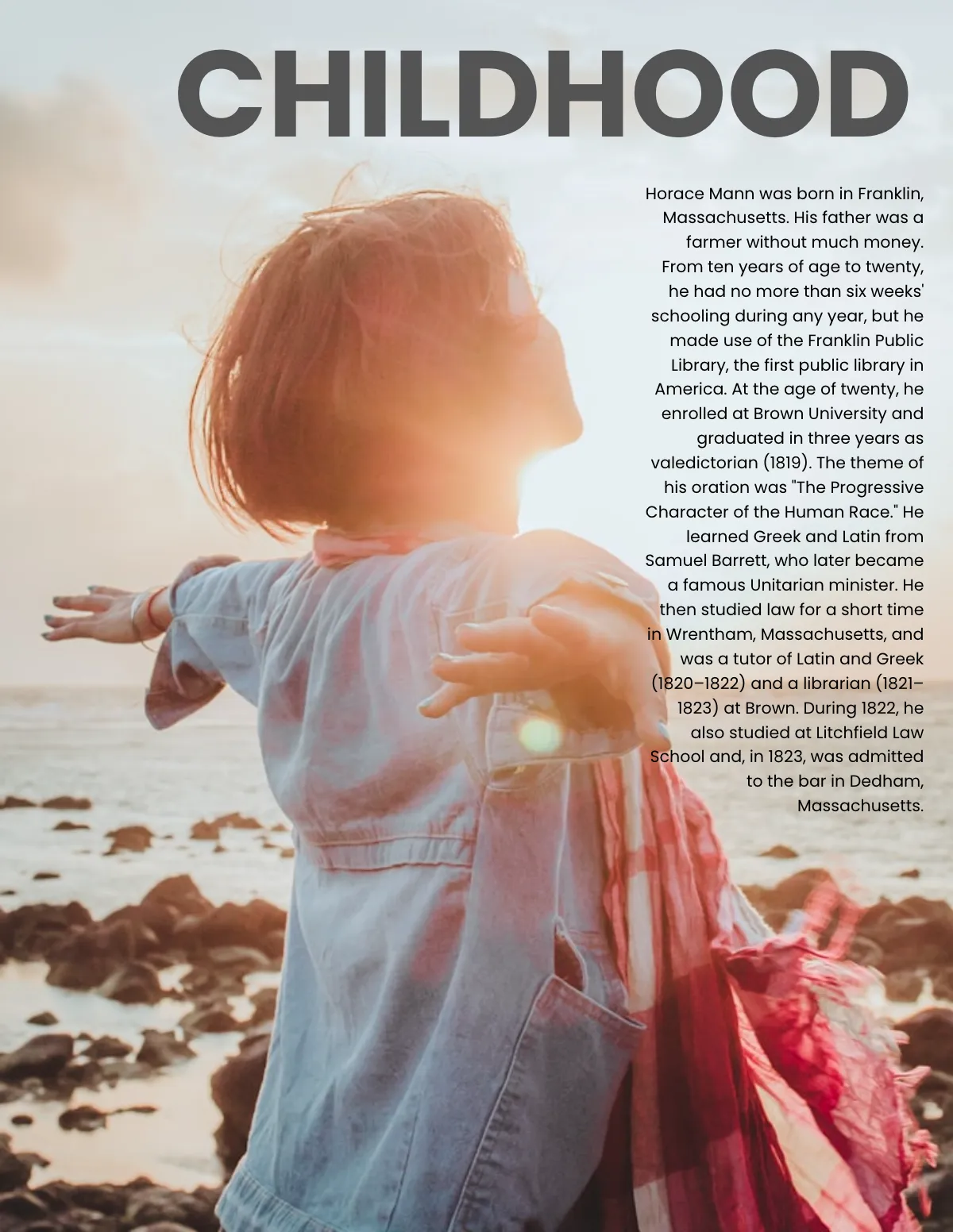 Free Educational Biography Template to Edit Online