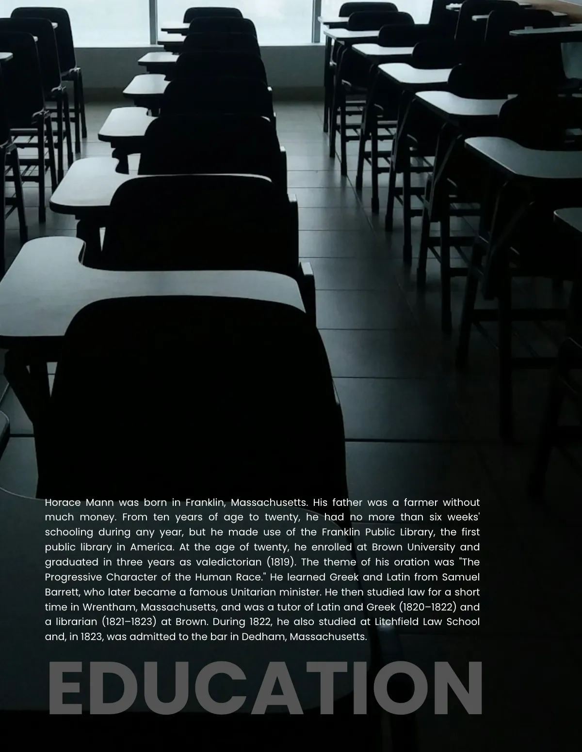 Free Educational Biography Template to Edit Online