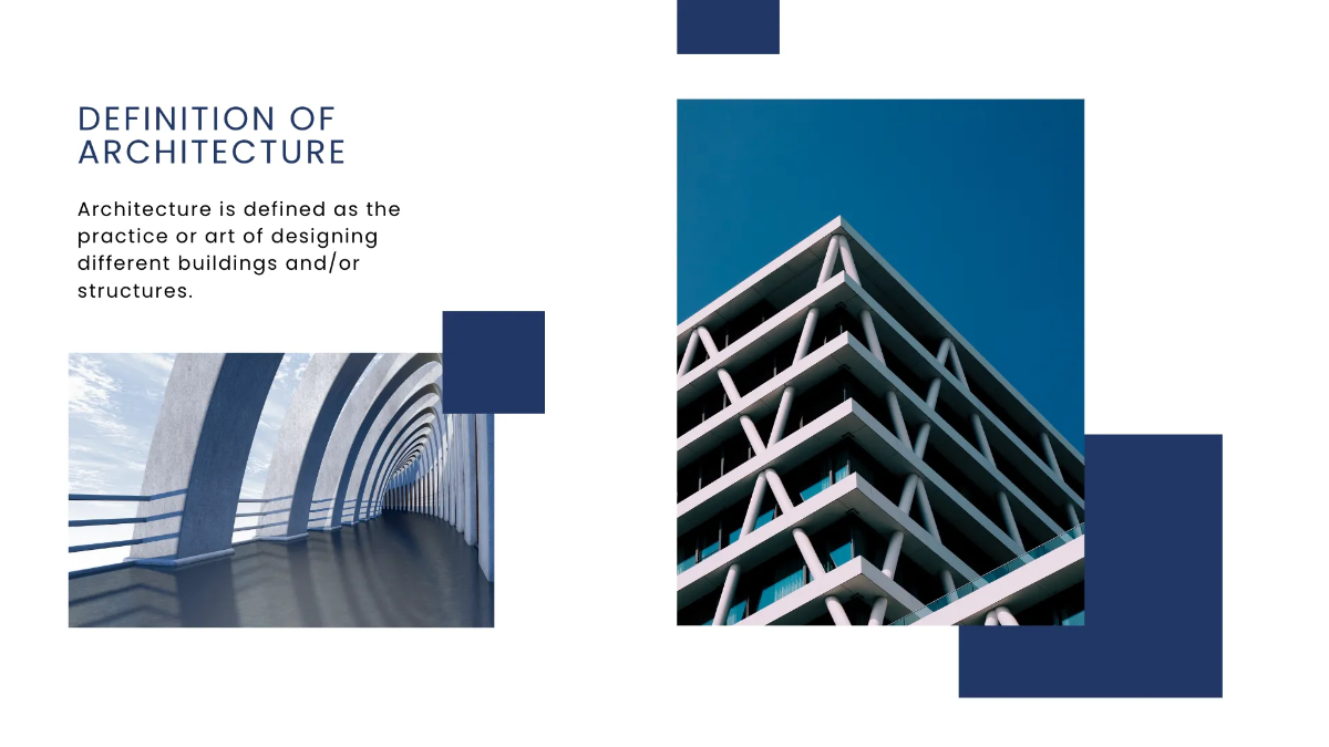 Free Architecture Infographic Presentation Template to Edit Online