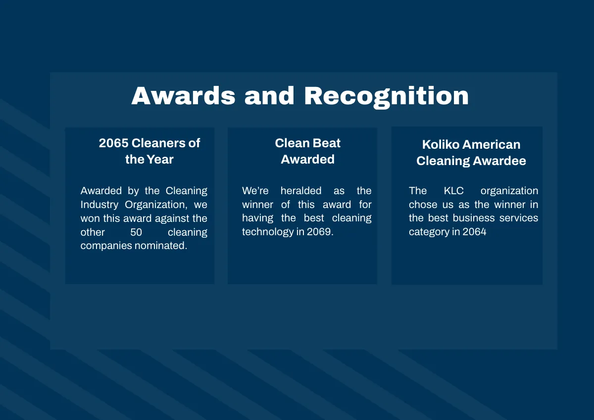 Free Commercial Cleaning Company Profile Template to Edit Online