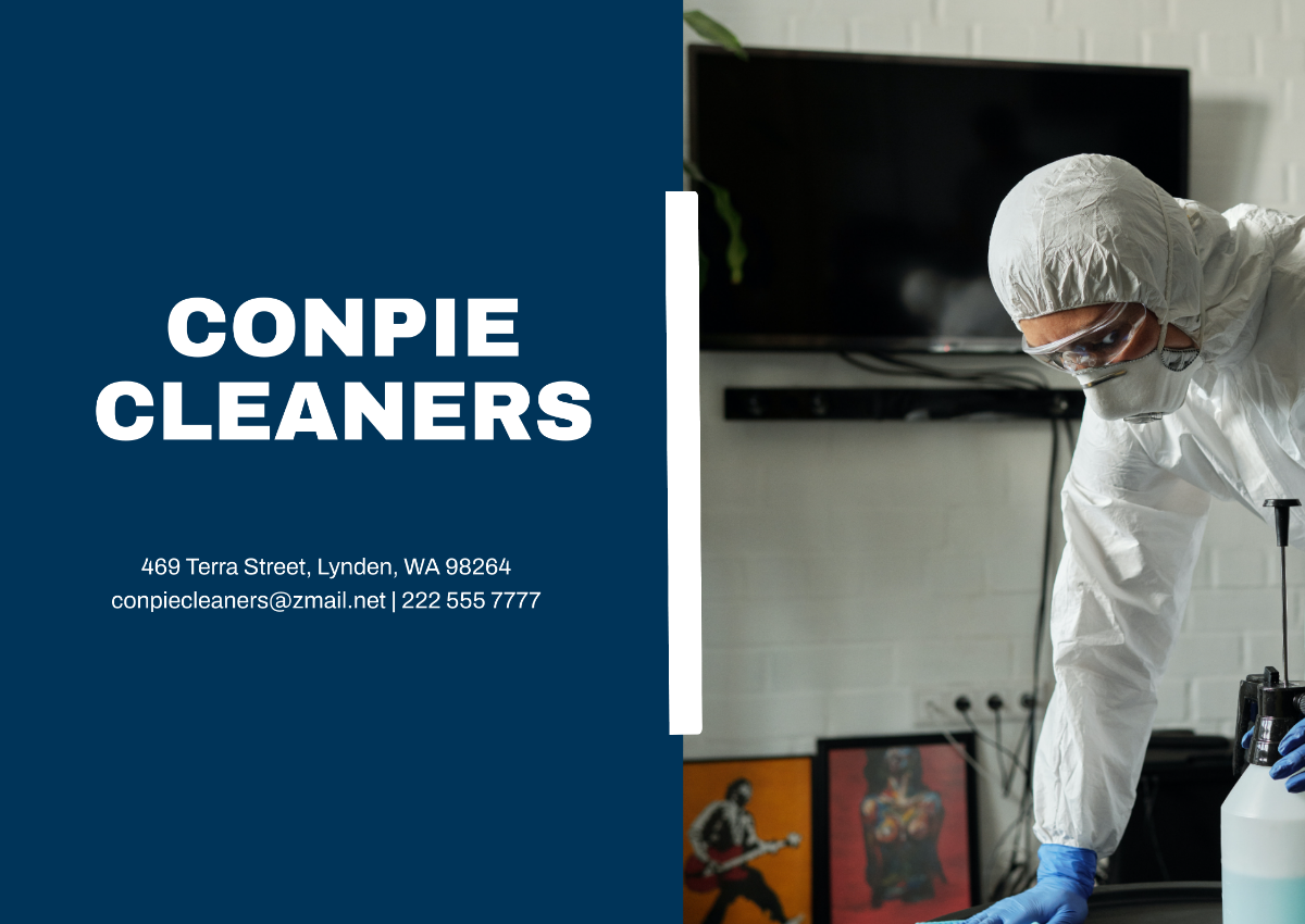 Commercial Cleaning Company Profile Template