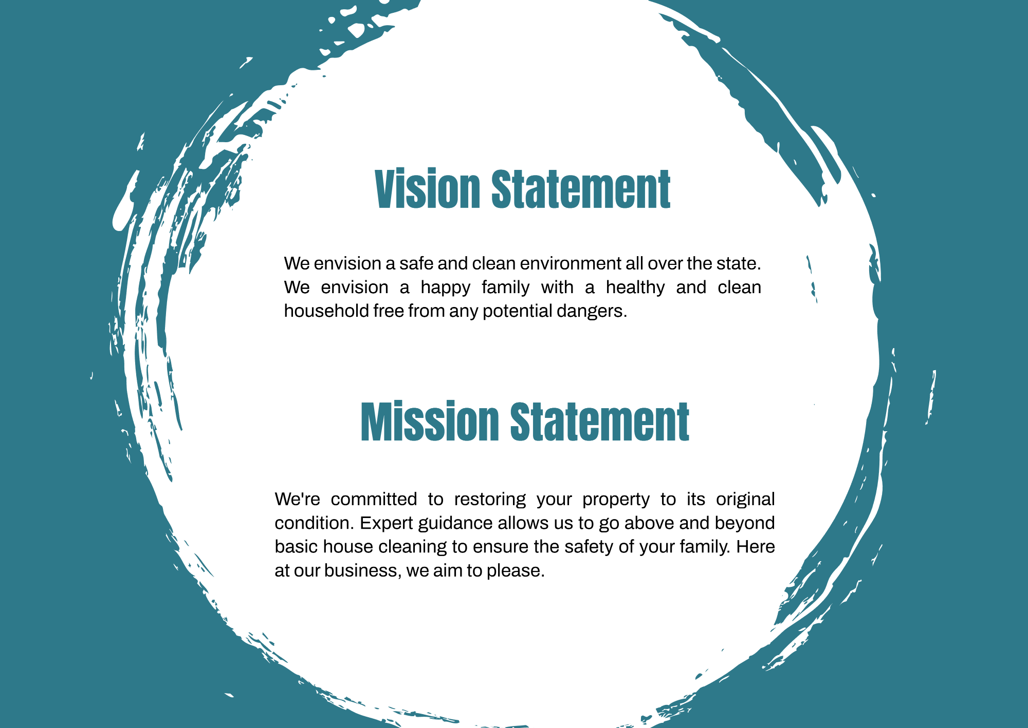 Free Professional Cleaning Company Profile Template to Edit Online