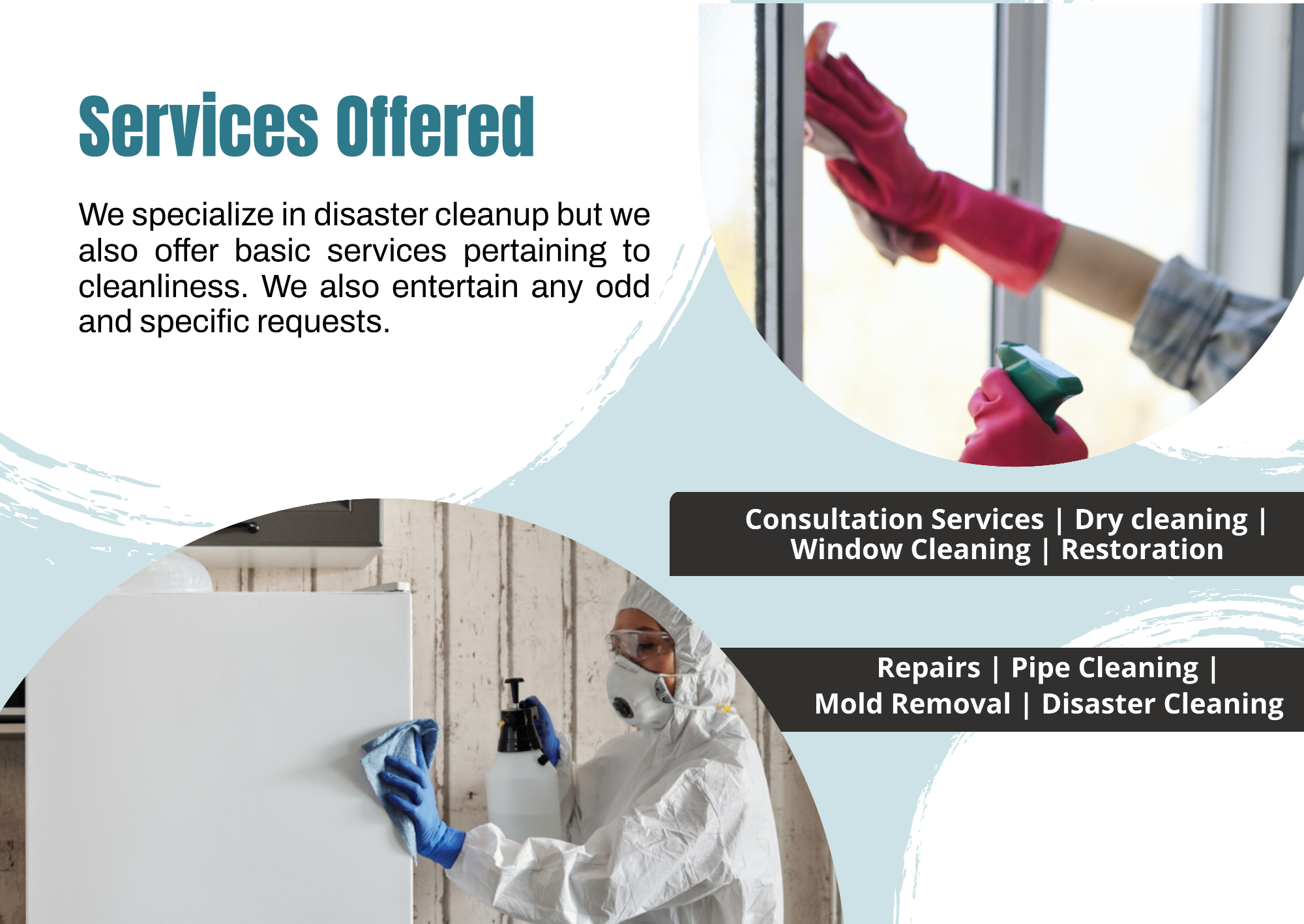 Free Professional Cleaning Company Profile Template to Edit Online