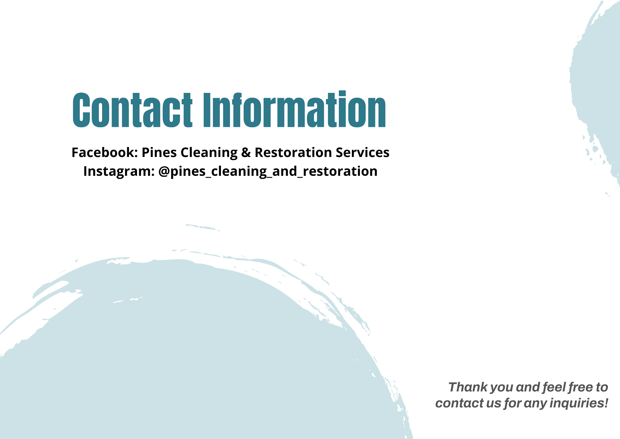 Free Professional Cleaning Company Profile Template to Edit Online