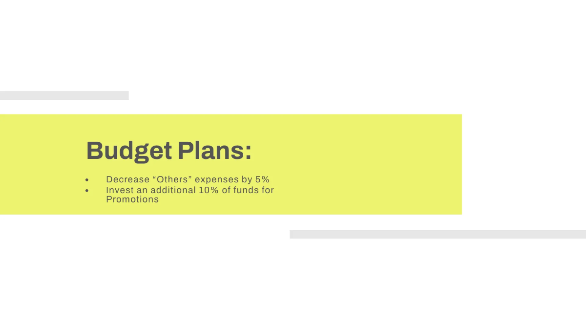 Free Marketing Budget Presentation Template to Edit Online