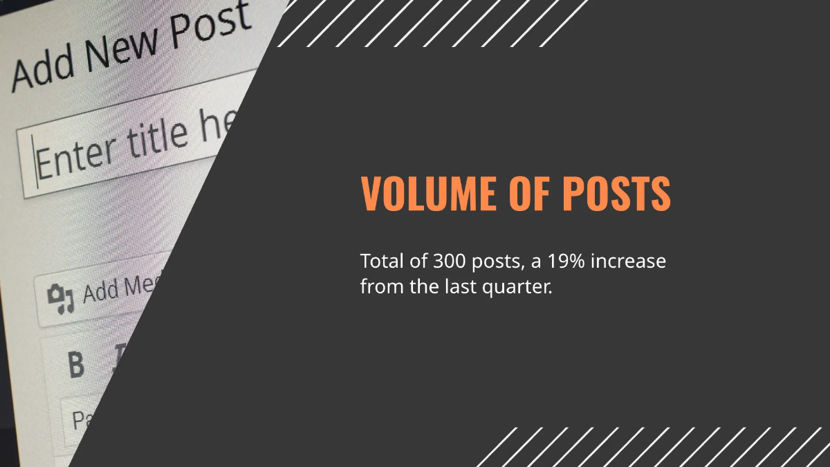 Free Quarterly Report Presentation Template to Edit Online