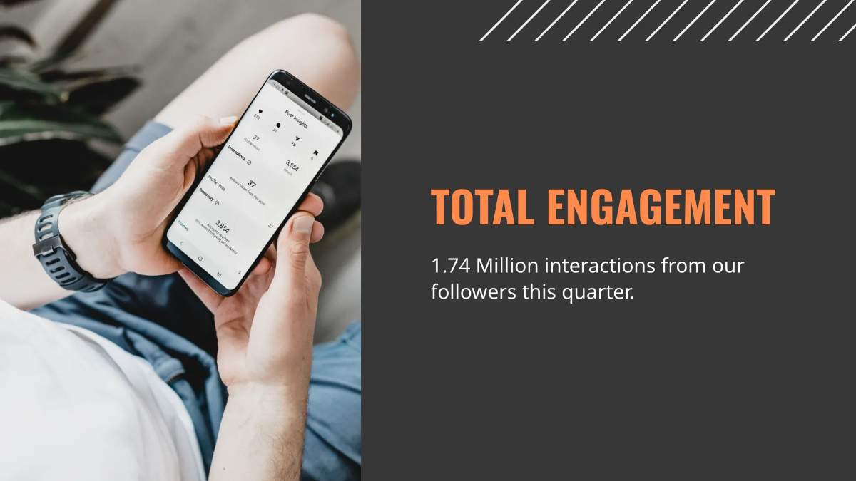 Free Quarterly Report Presentation Template to Edit Online