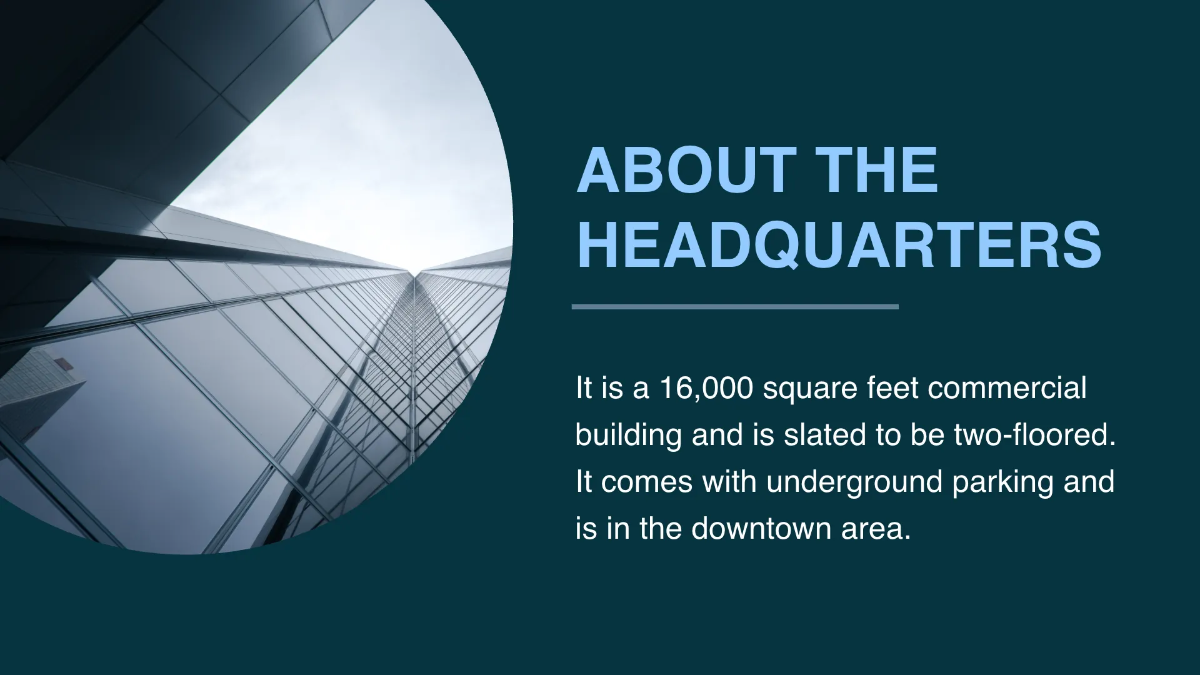 Free Board Report Presentation Template to Edit Online