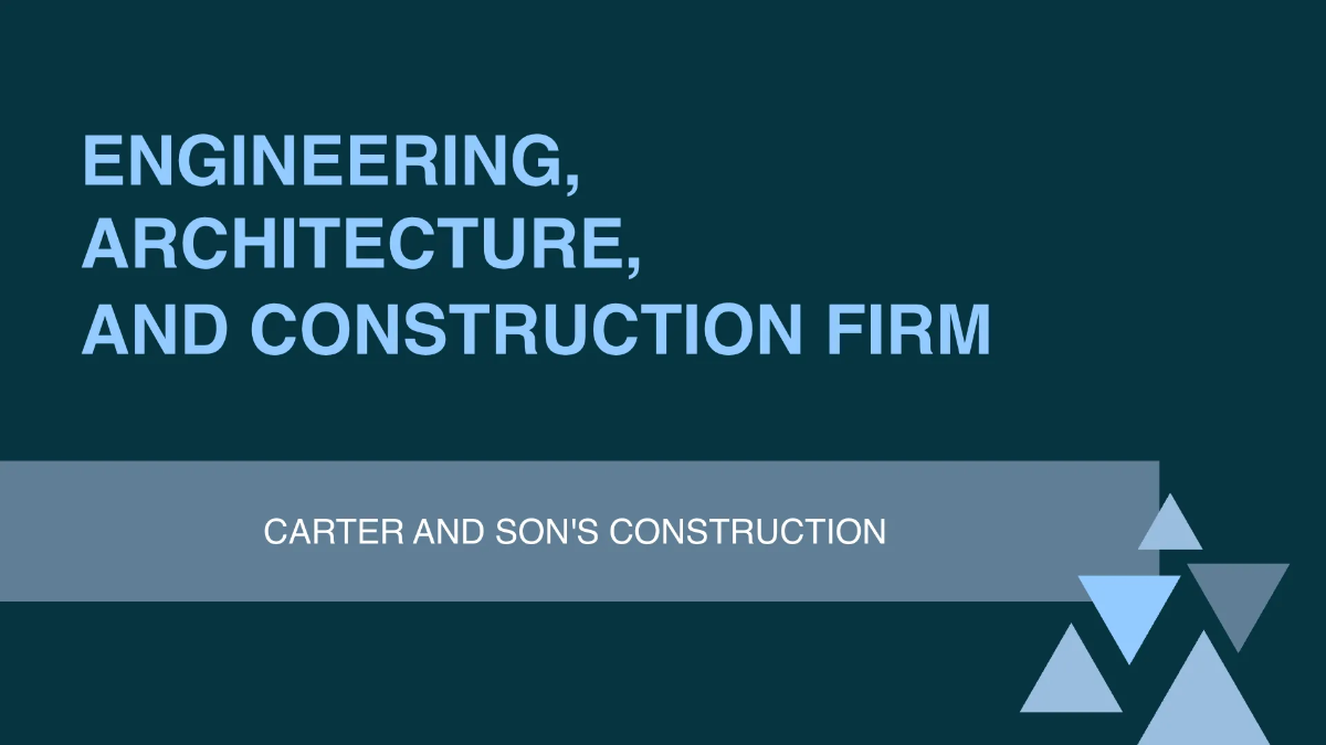 Free Board Report Presentation Template to Edit Online