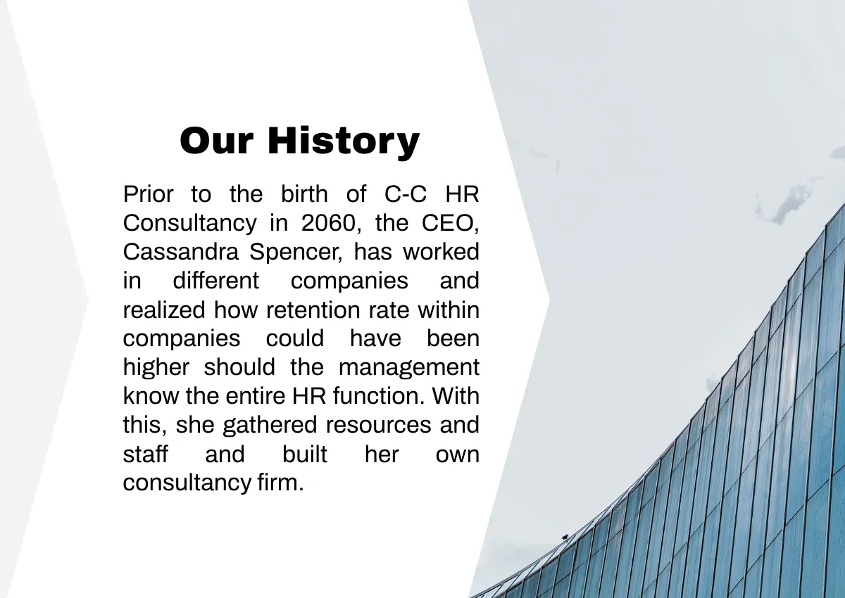 Free HR Consulting Company Profile Template to Edit Online