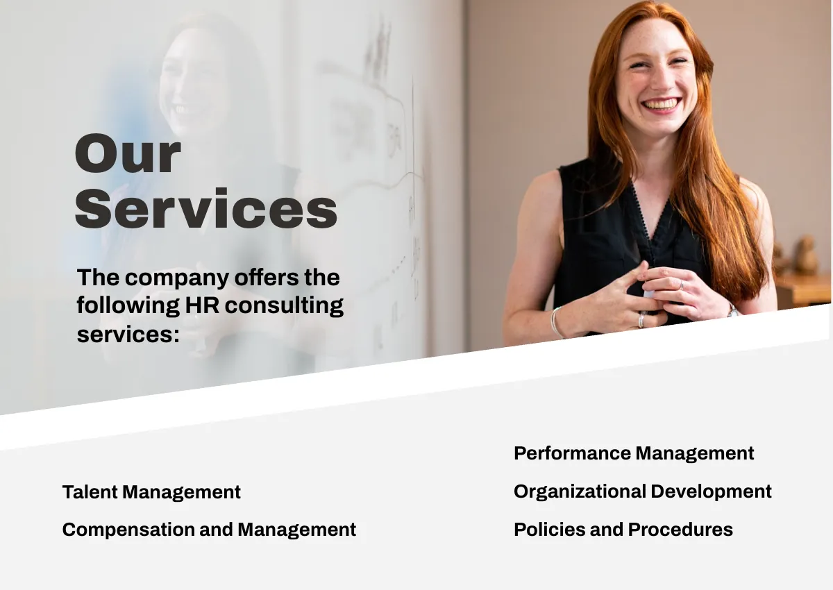 Free HR Consulting Company Profile Template to Edit Online
