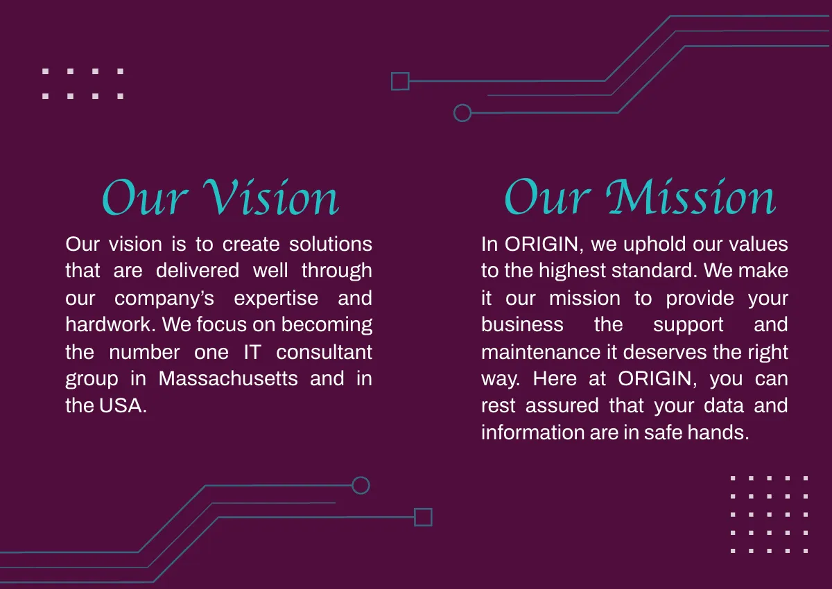 Free IT Consulting Company Profile Template to Edit Online