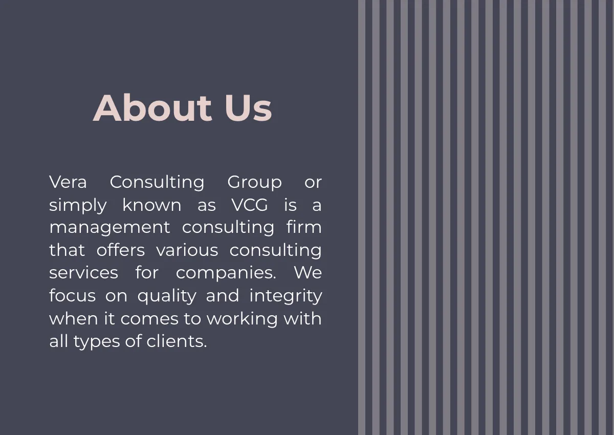 Free Management Consulting Company Profile Template to Edit Online