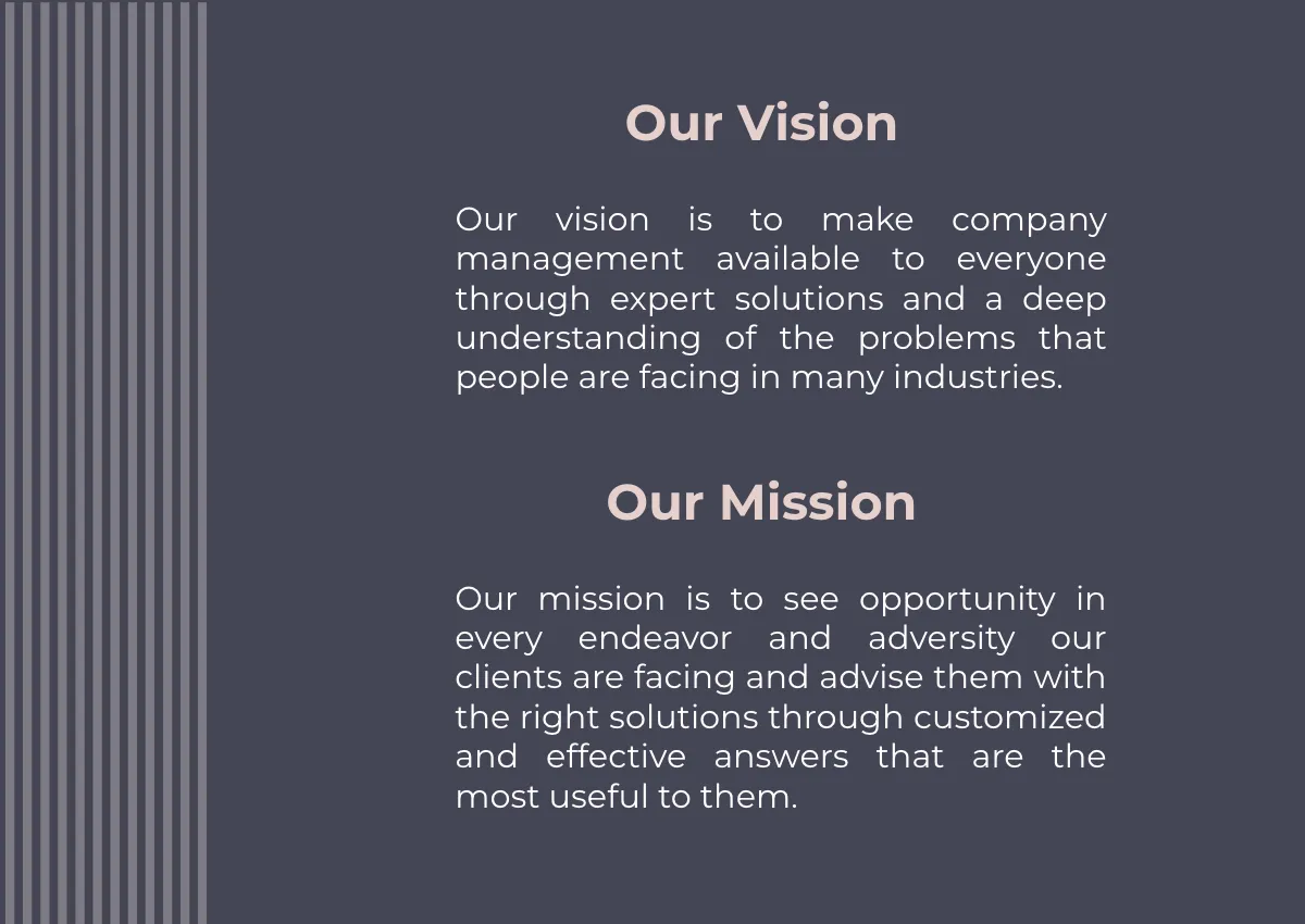 Free Management Consulting Company Profile Template to Edit Online