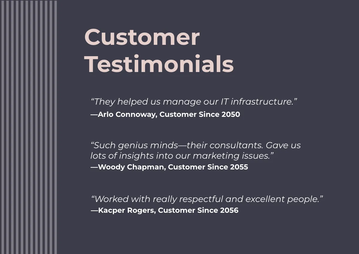 Free Management Consulting Company Profile Template to Edit Online