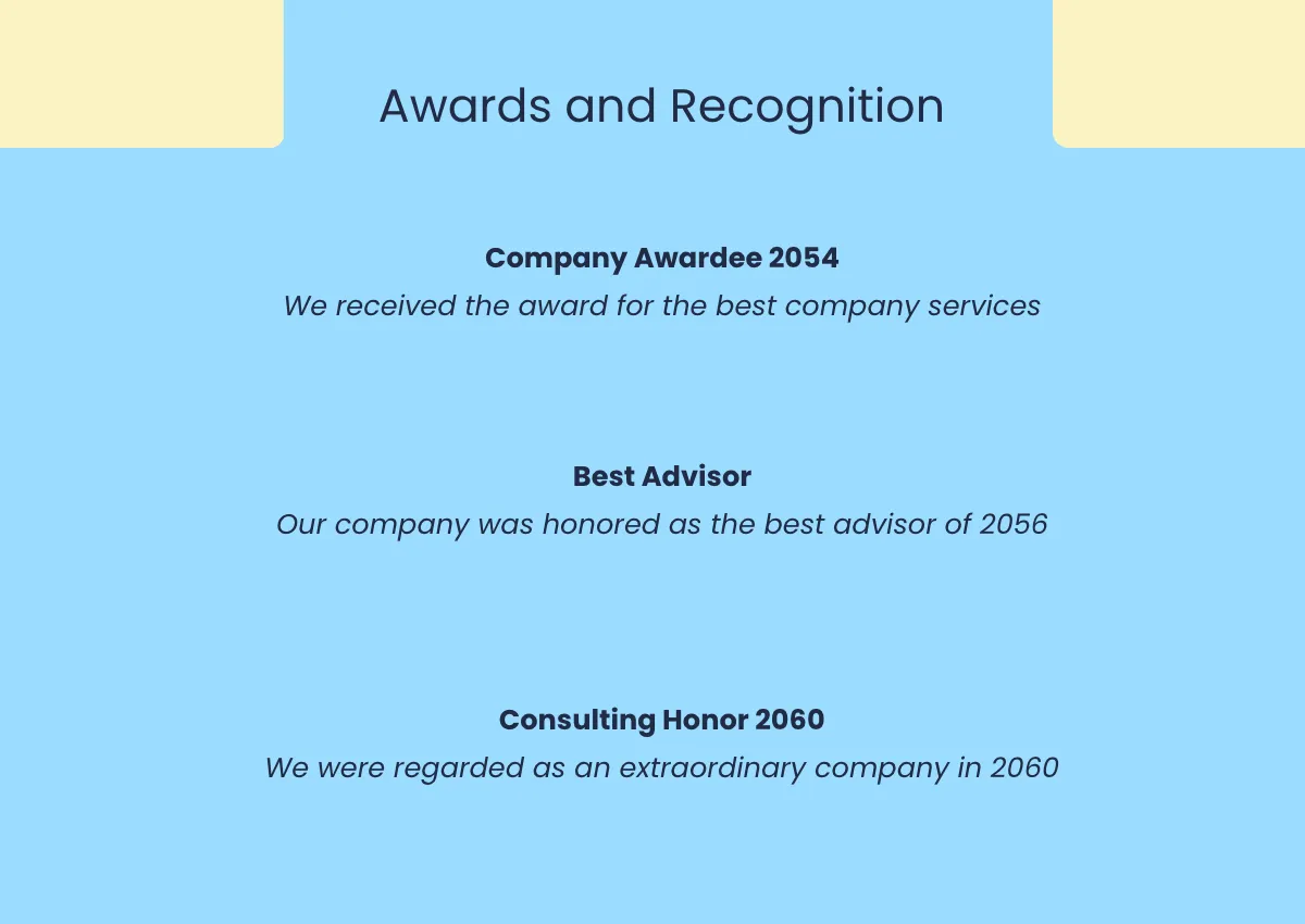 Free Financial Consulting Company Profile Template to Edit Online