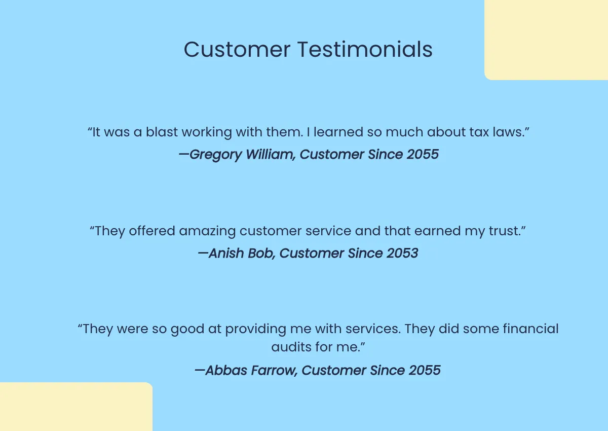 Free Financial Consulting Company Profile Template to Edit Online