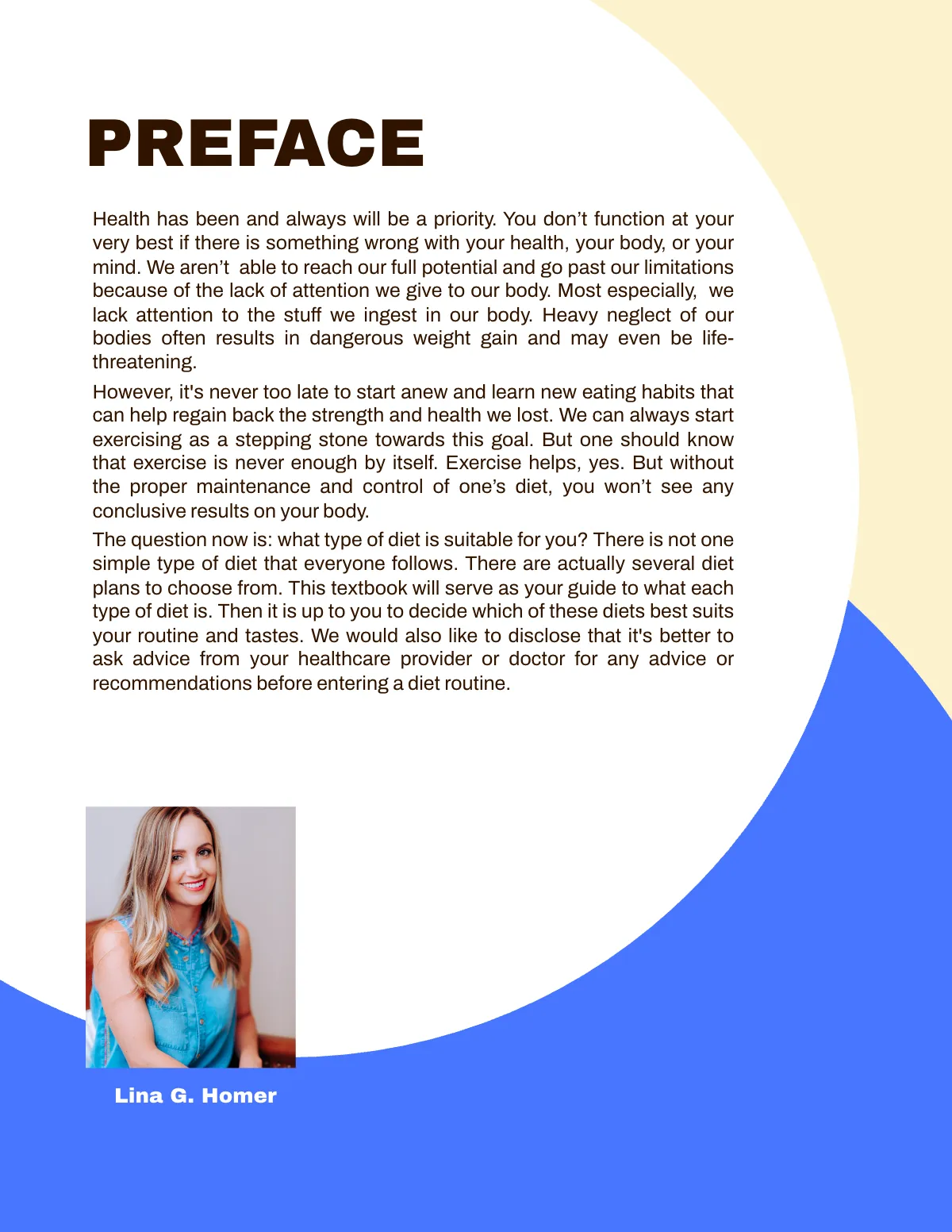 Free Fitness Textbook Template to Edit Online