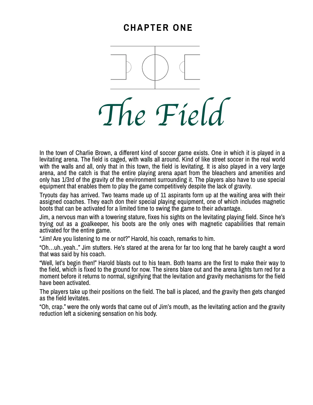 Free Fiction Book Template to Edit Online