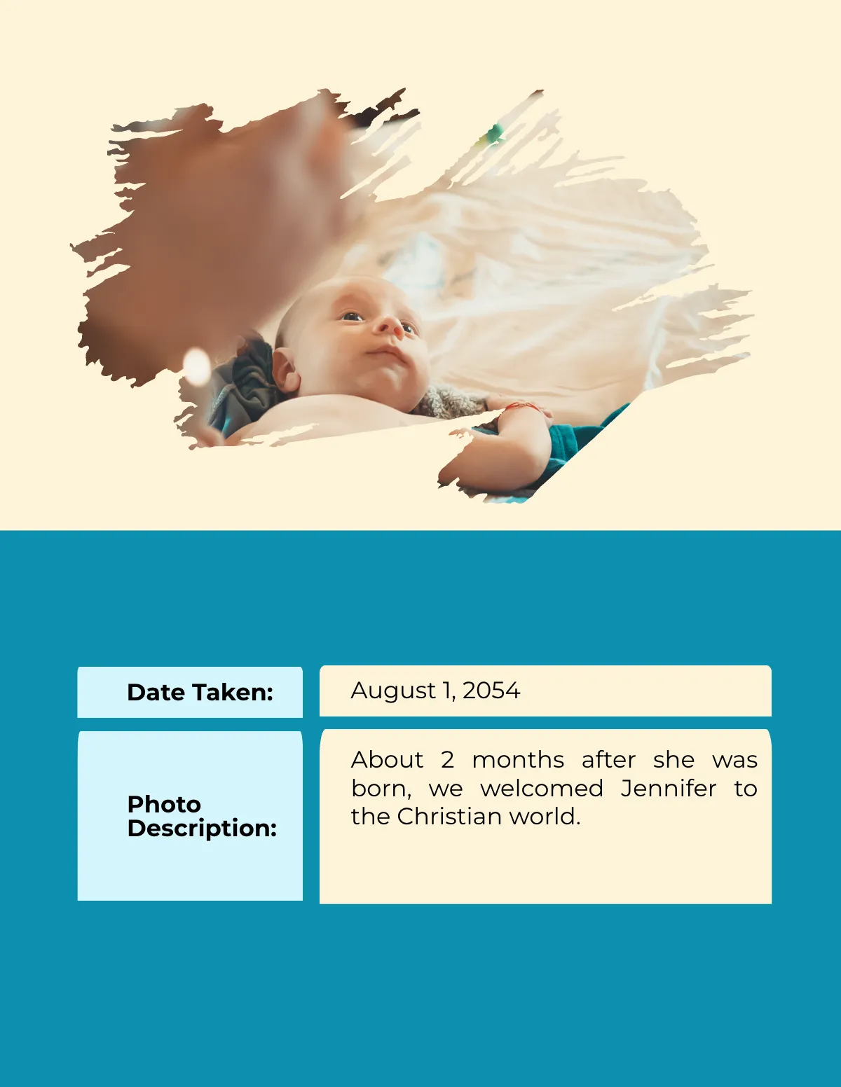 Free Baby Book Template to Edit Online