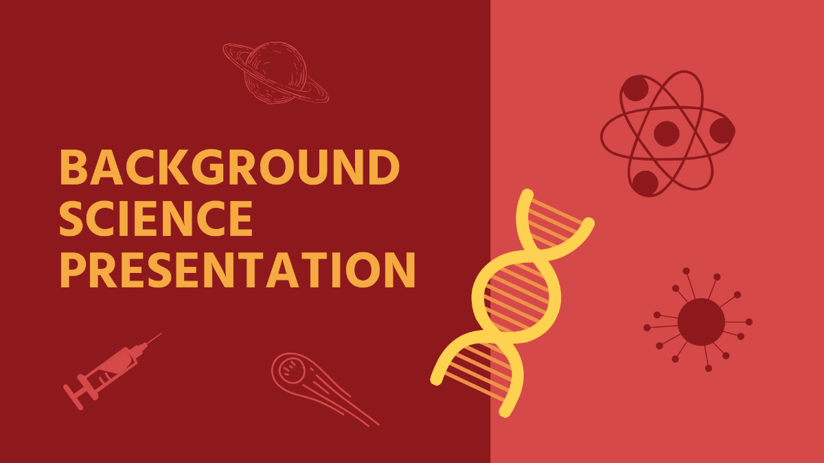 Background Science Presentation Template