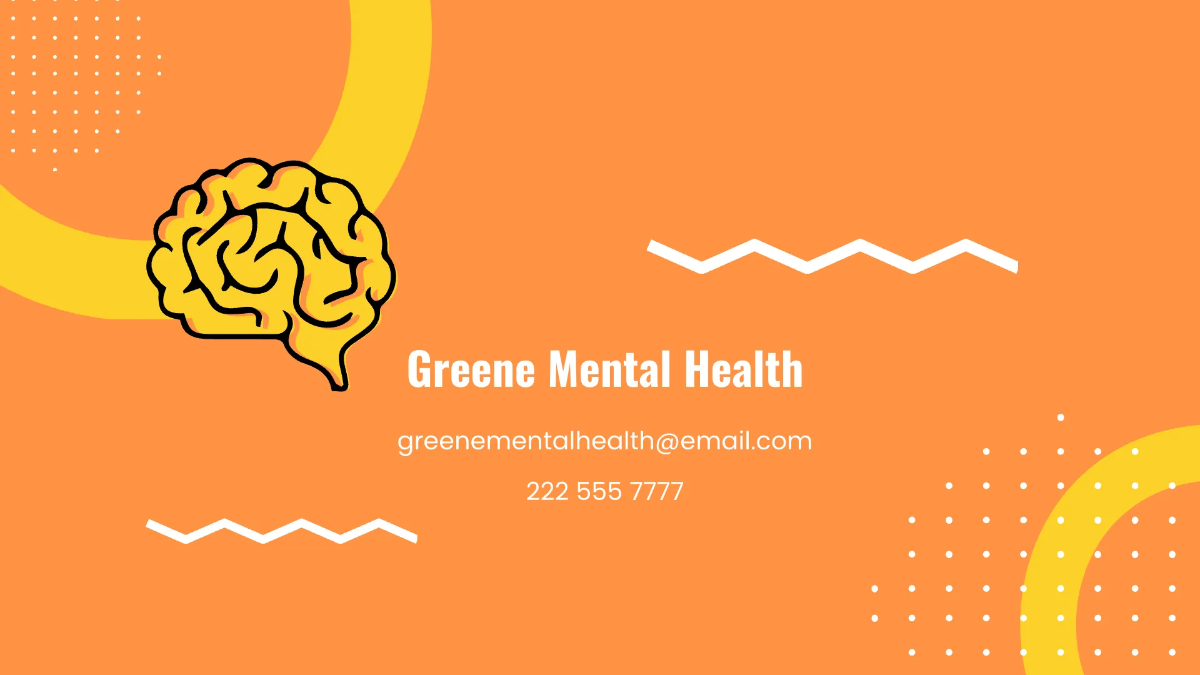 Free Mental Health Medical Office Presentation Template to Edit Online