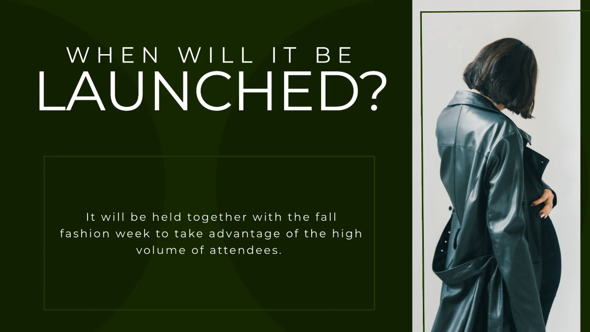 Free Fashion Show Business Plan Presentation Template to Edit Online