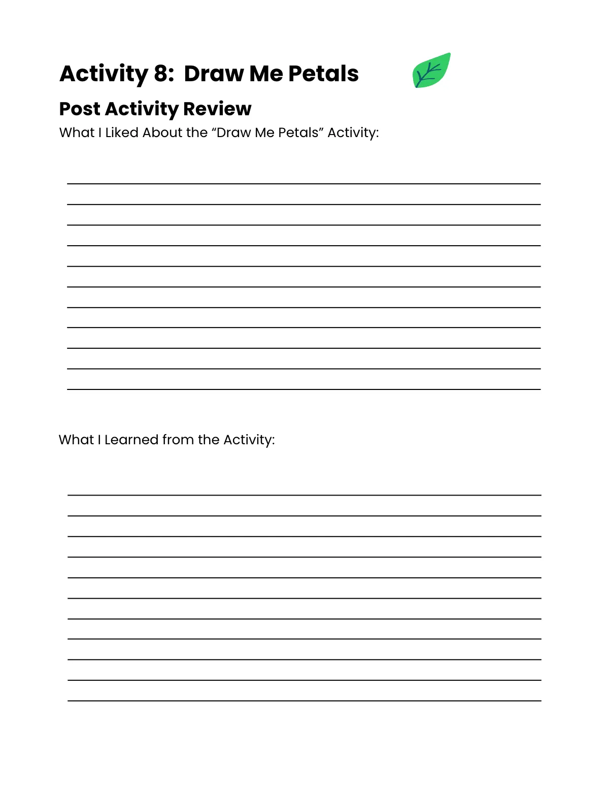 Free Spring Workbook Template to Edit Online