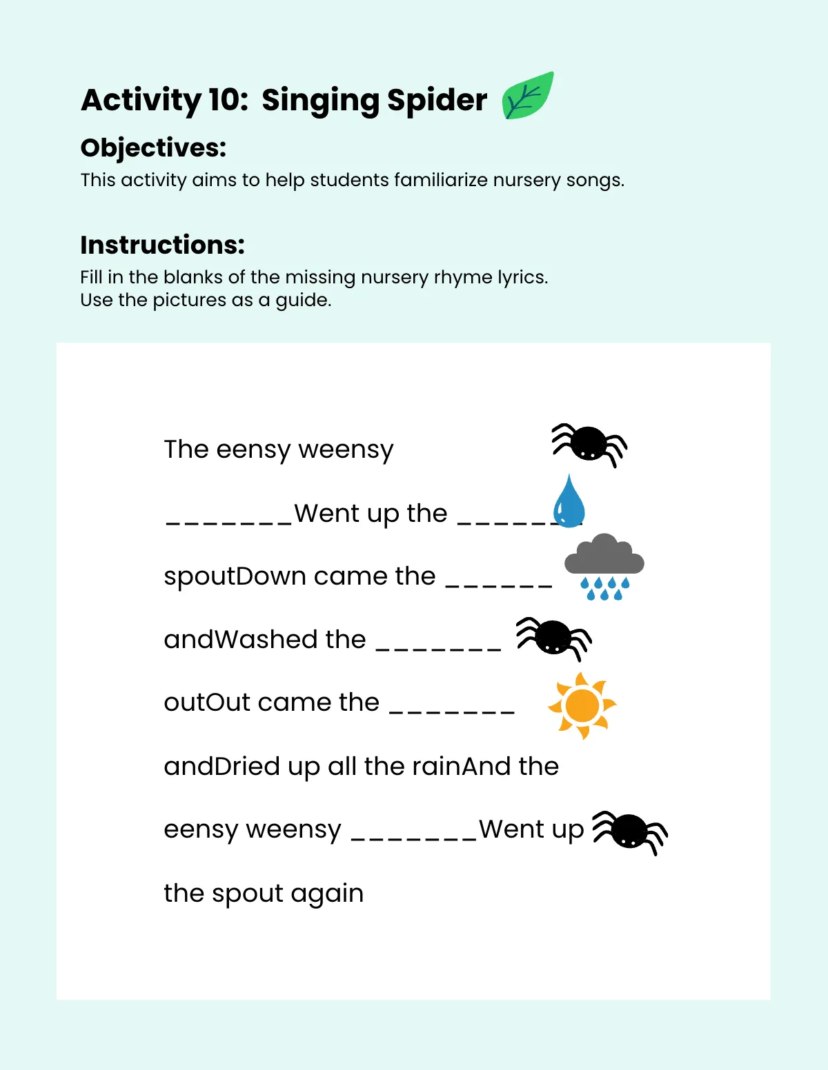 Free Spring Workbook Template to Edit Online