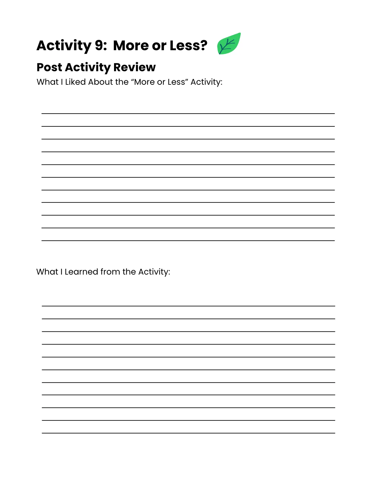 Free Spring Workbook Template to Edit Online