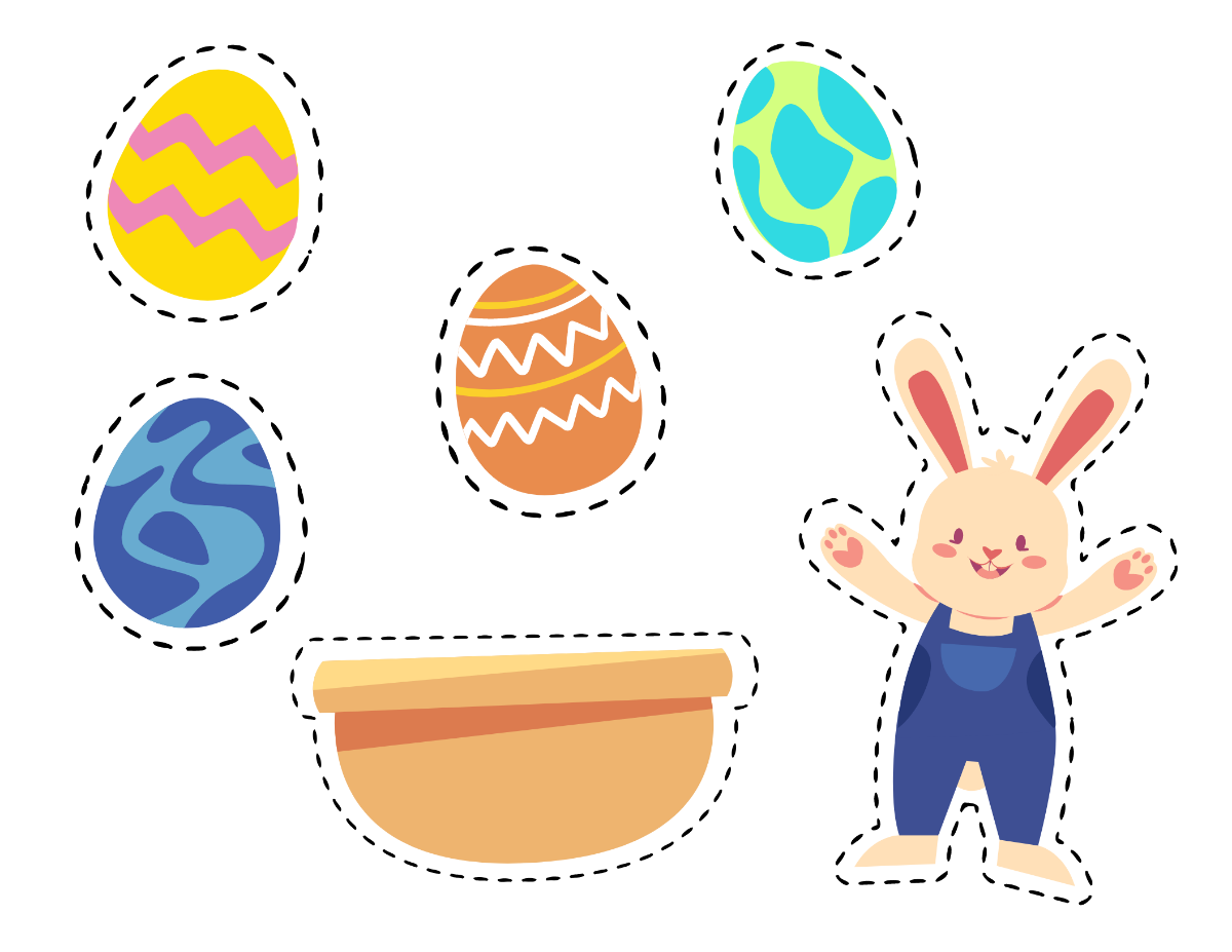 Easter Cutout Template