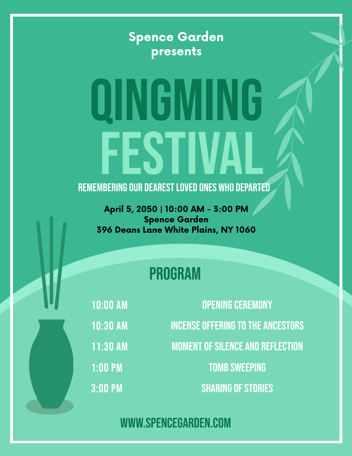 Qingming Festival Program