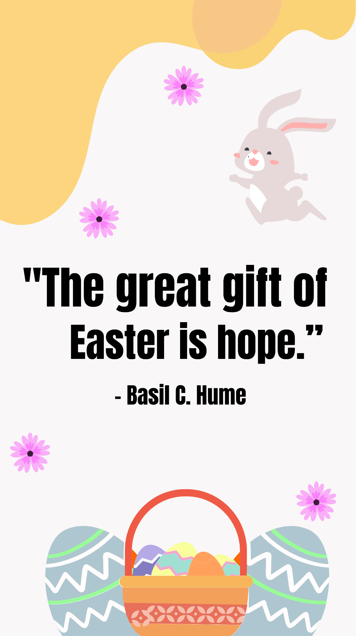 Easter Quote Template