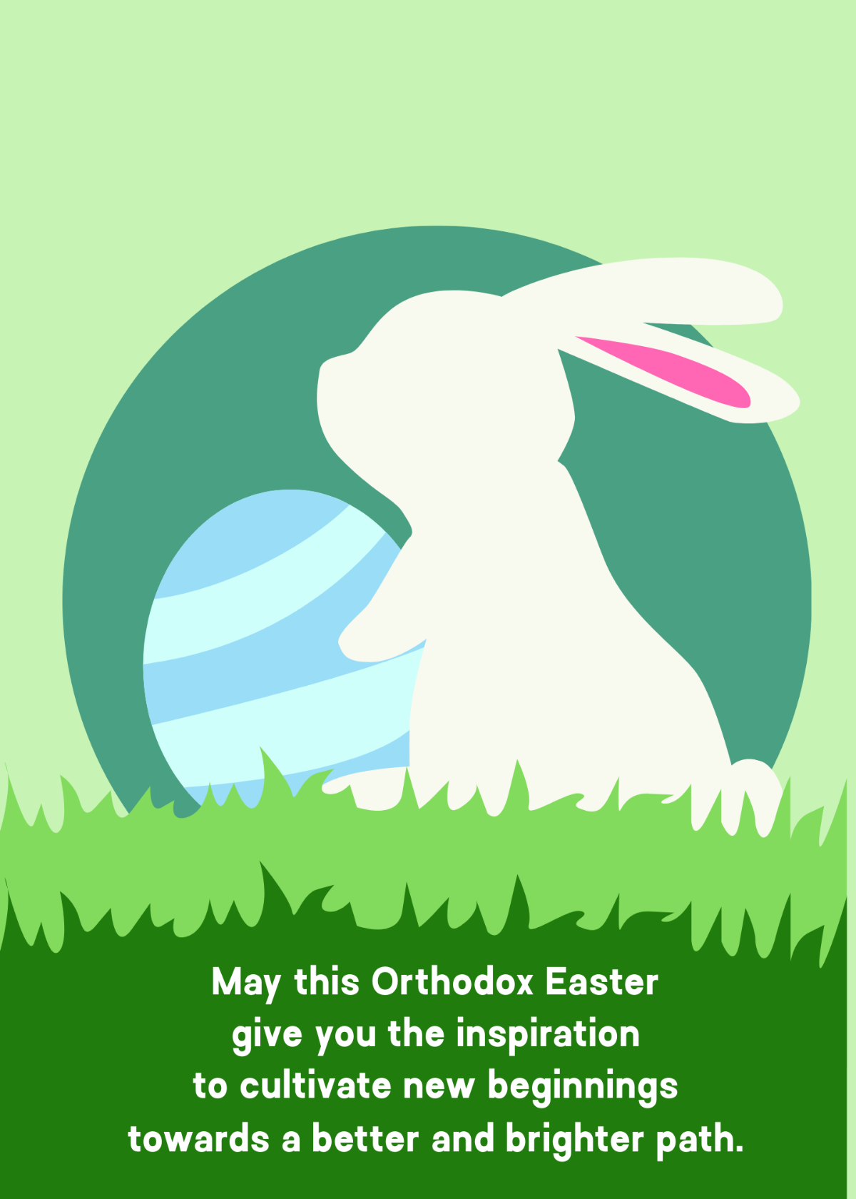 Free Orthodox Easter Wishes Template