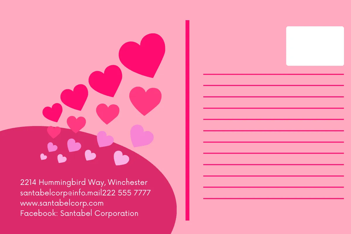 Free Couple Appreciation Month Postcard Template to Edit Online