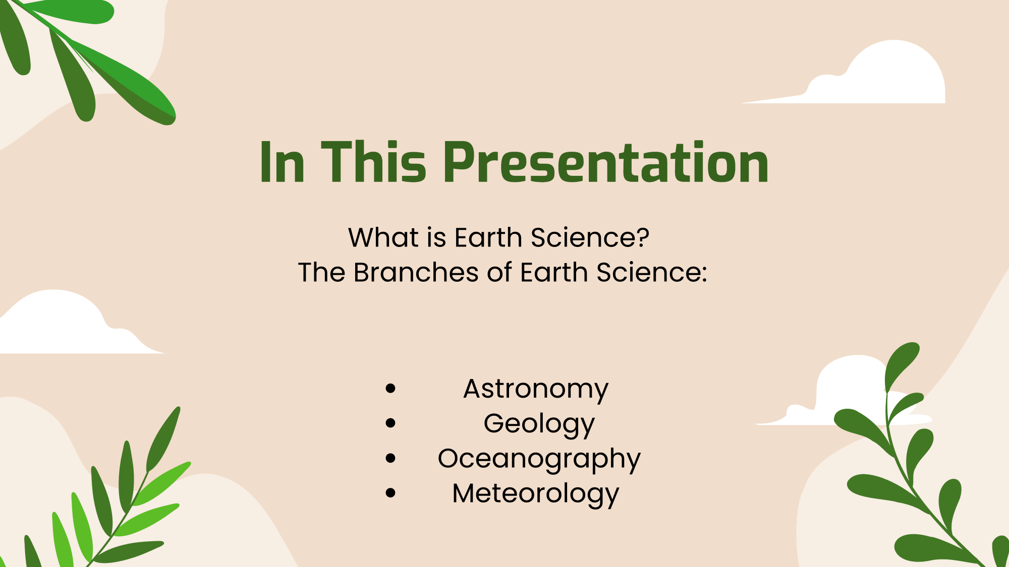 Free Earth Science Presentation Template to Edit Online