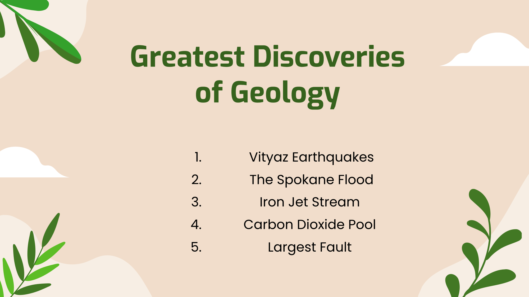 Free Earth Science Presentation Template to Edit Online