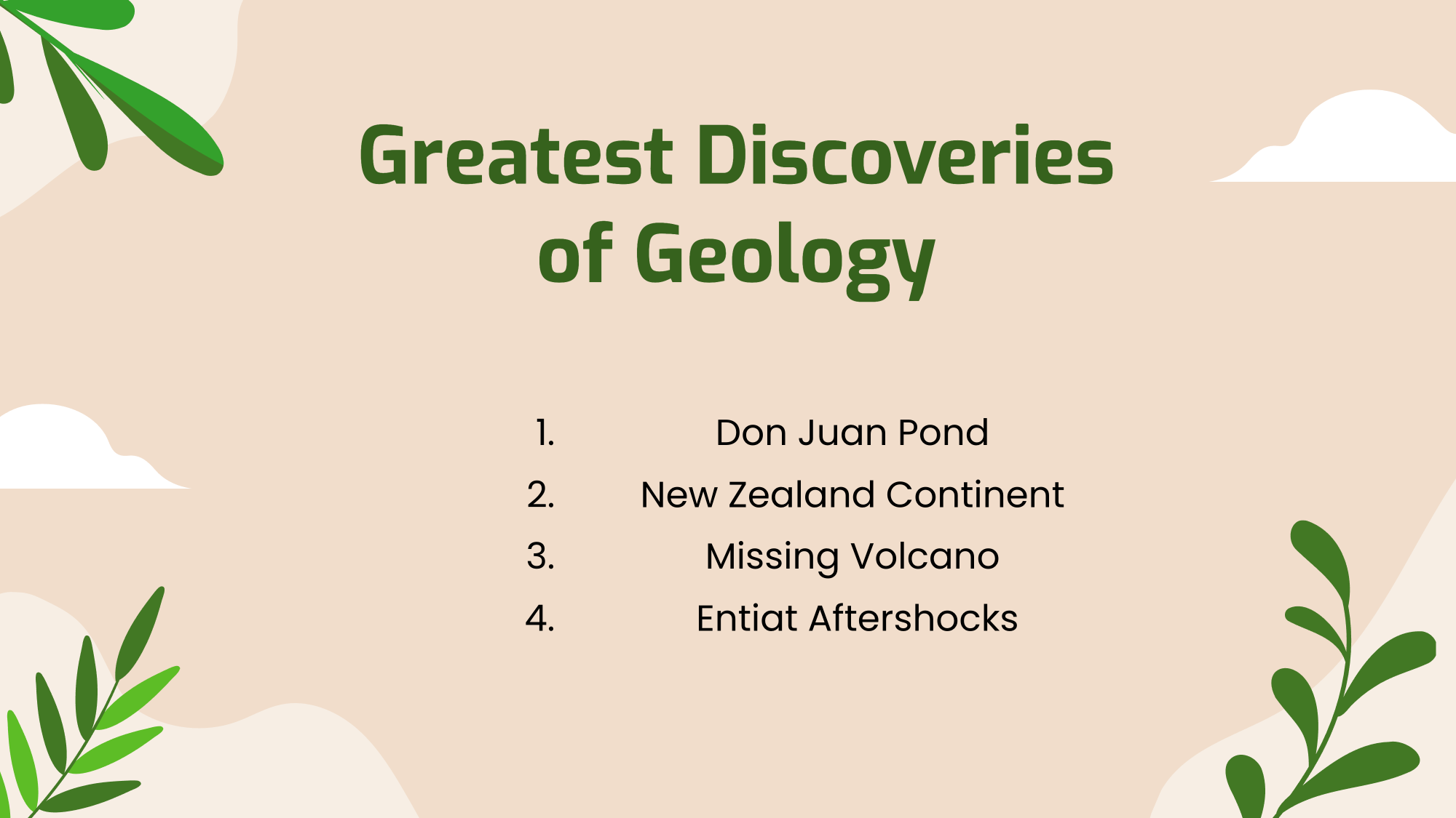 Free Earth Science Presentation Template to Edit Online