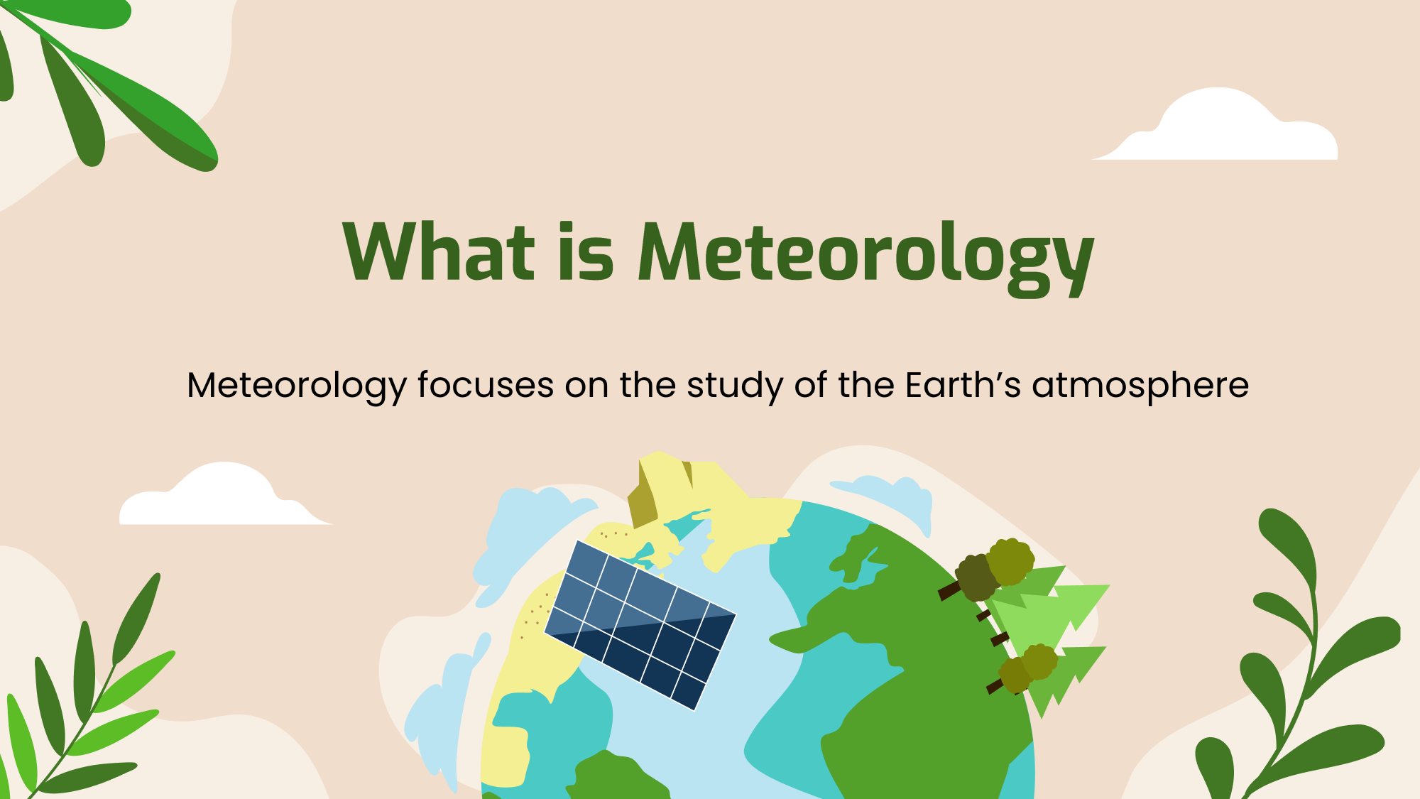 Free Earth Science Presentation Template to Edit Online