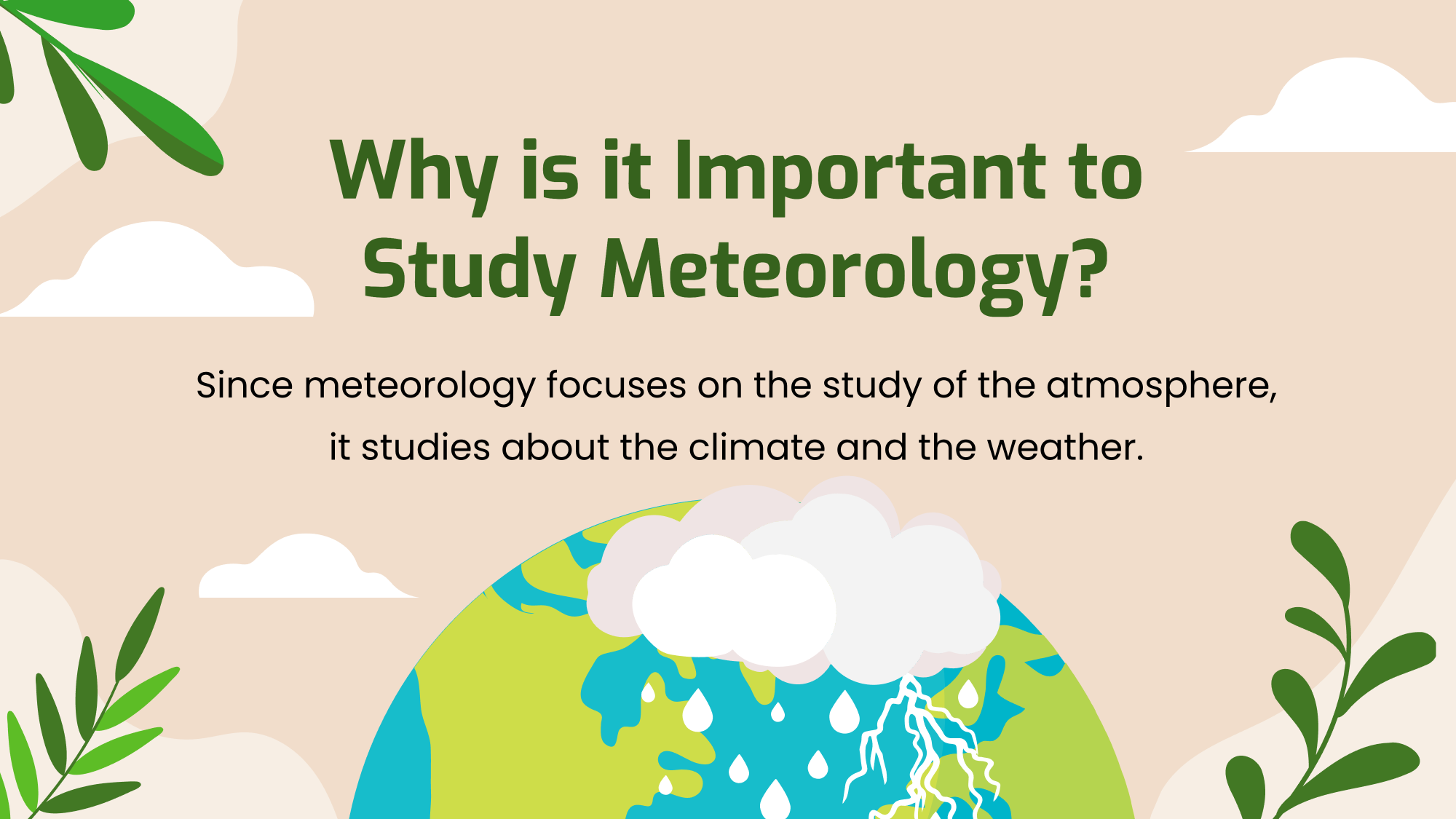 Free Earth Science Presentation Template to Edit Online