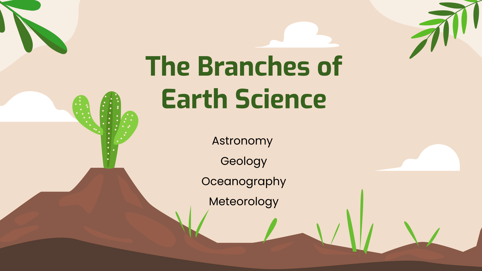 Free Earth Science Presentation Template to Edit Online