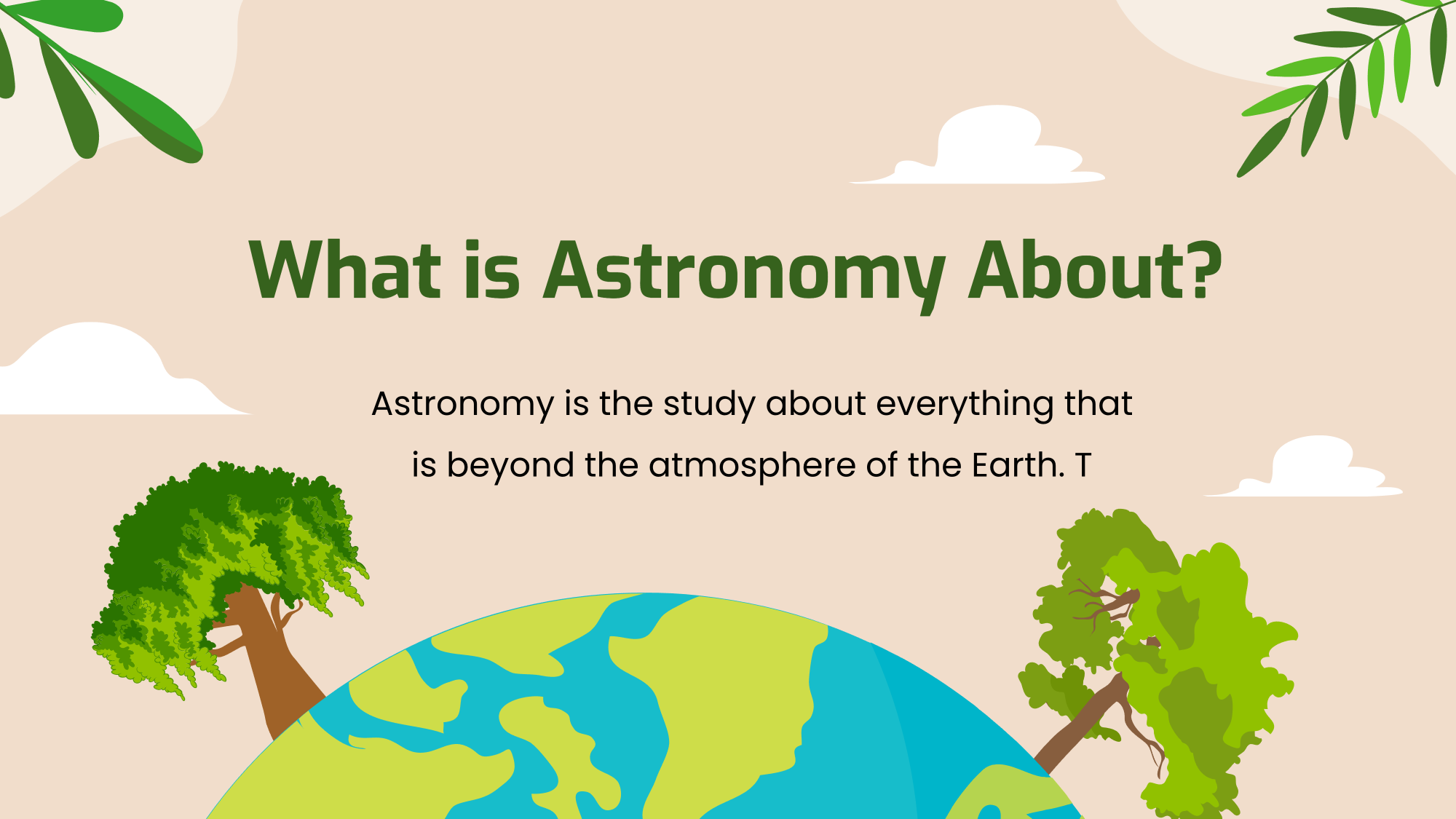 Free Earth Science Presentation Template to Edit Online