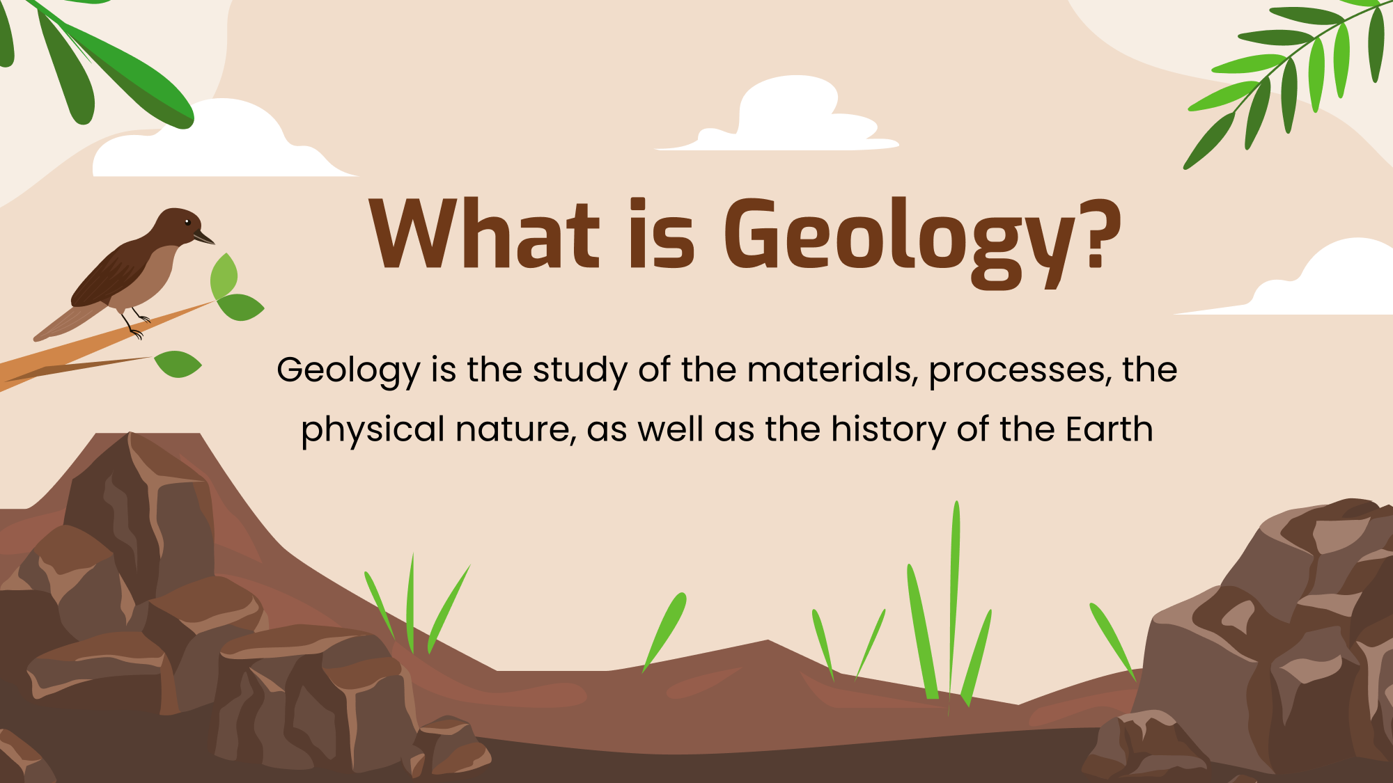 Free Earth Science Presentation Template to Edit Online