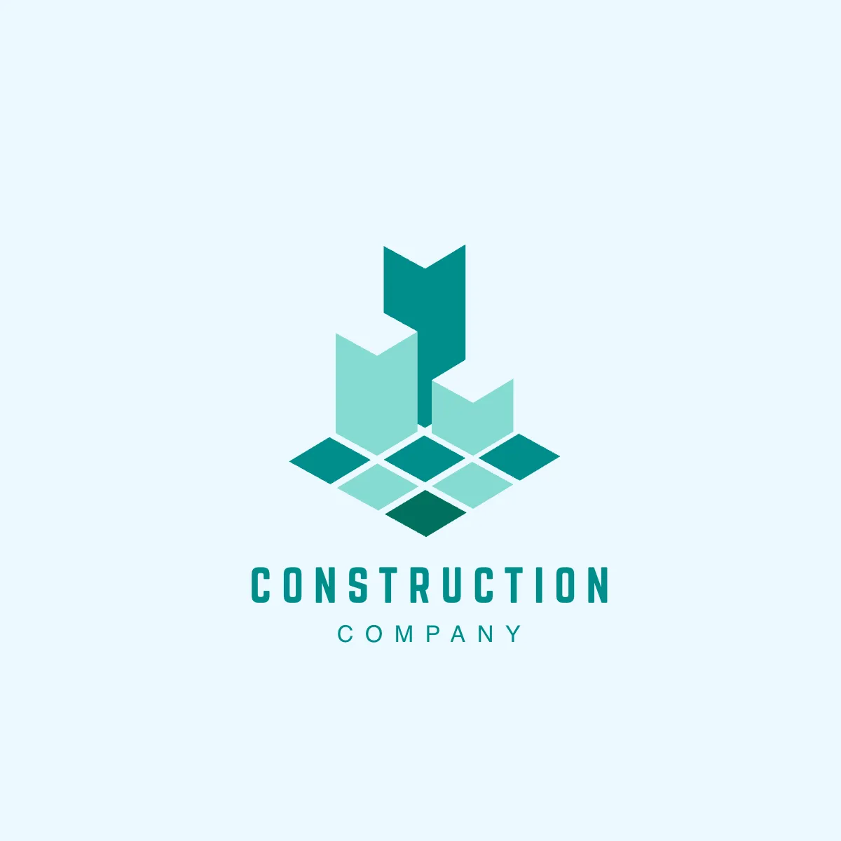 Free Construction  Building Blocks Logo Template to Edit Online