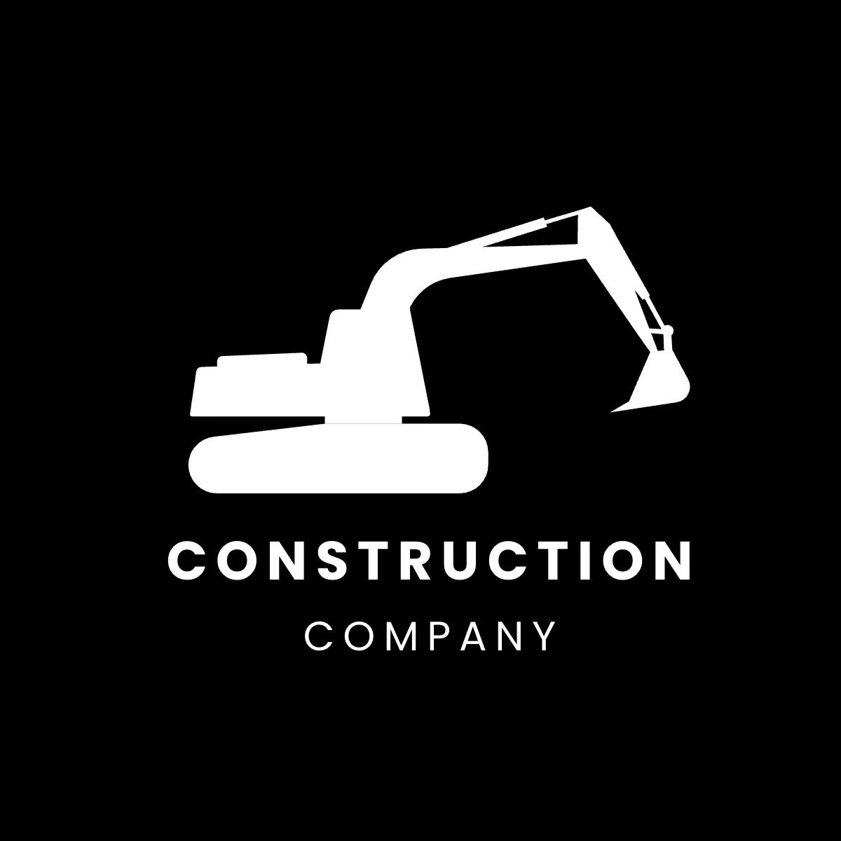 Free Construction Earthmoving Equipment Logo Template to Edit Online